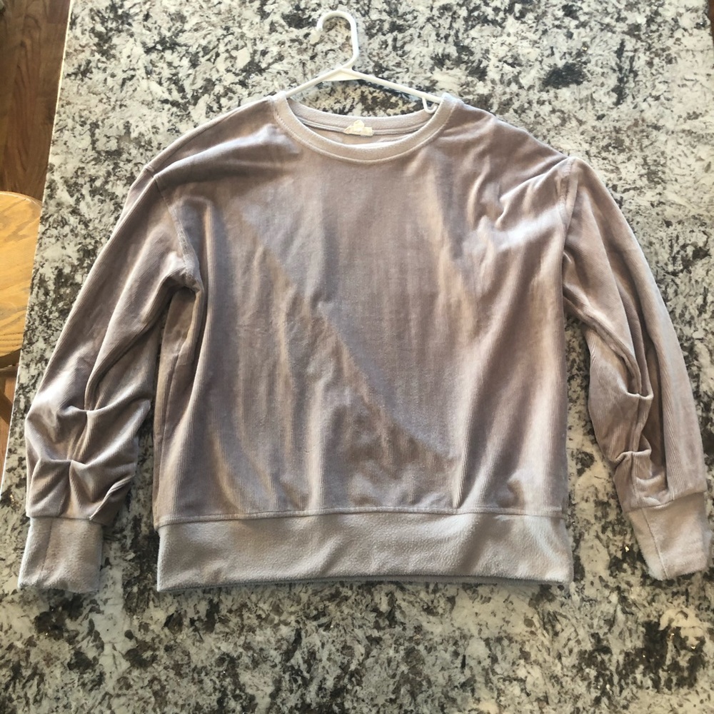light purple soft sweater/hoodie